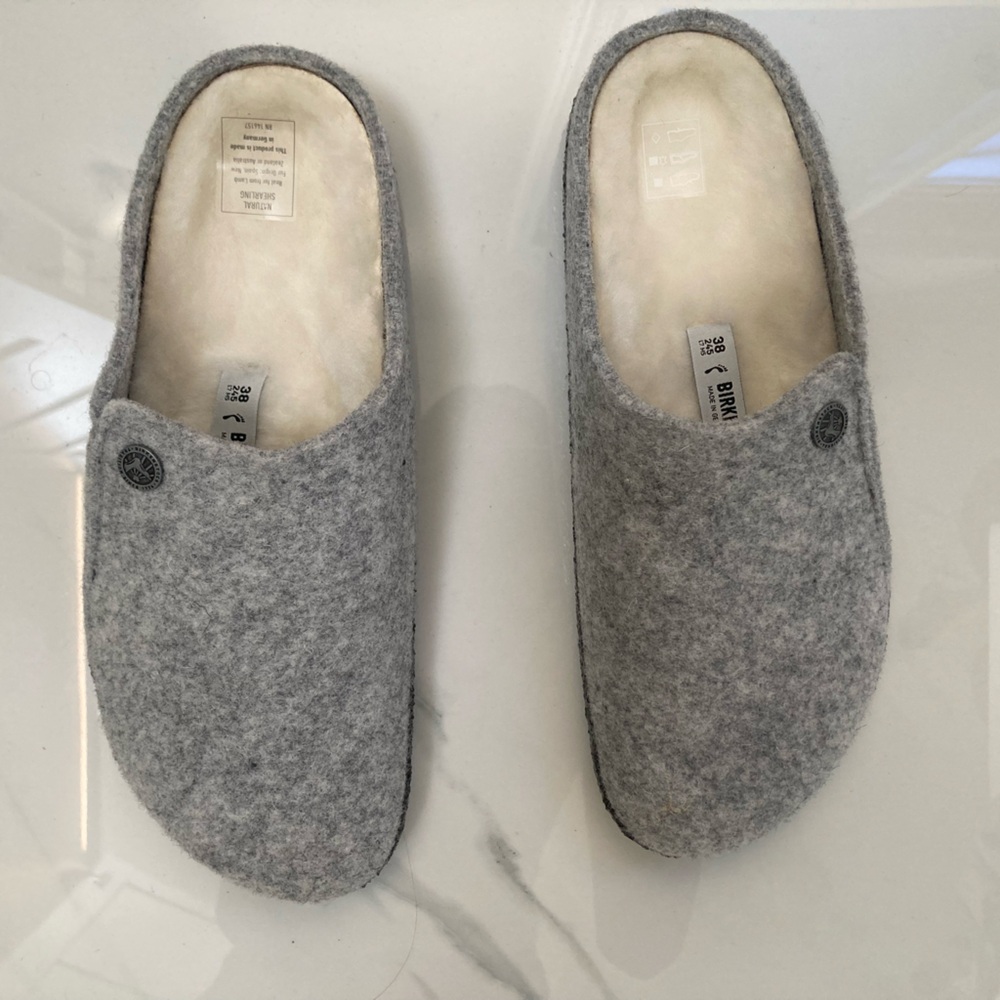 NWT Birkenstock Slipper Clogs Zermatt Shearling